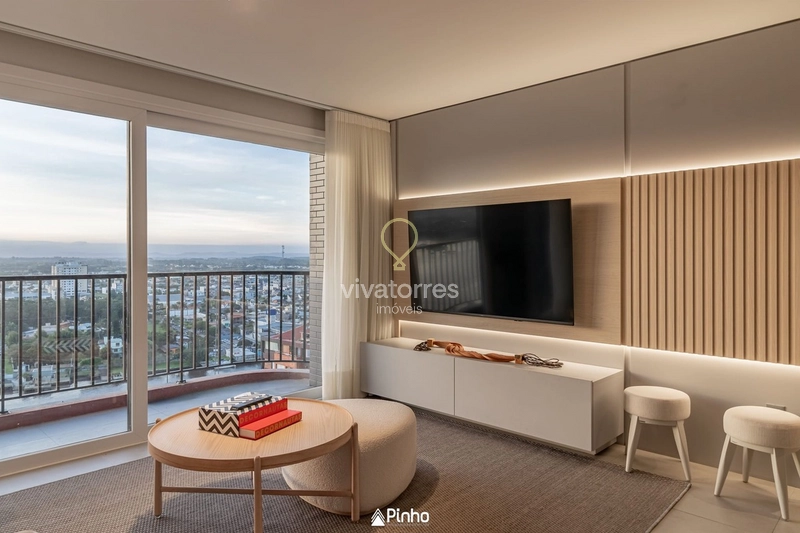 Lindo apartamento de 2 suítes decorado com vista para o rio: 2ª foto da galeria de imagens do imóvel