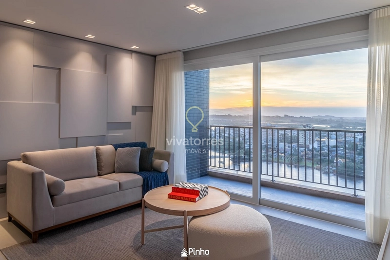 Lindo apartamento de 2 suítes decorado com vista para o rio: 1ª foto da galeria de imagens do imóvel