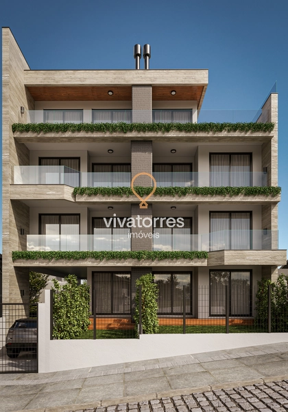 Apartamento de 2 dormitórios com suíte na Praia da Cal em Torres: 1ª foto da galeria de imagens do imóvel
