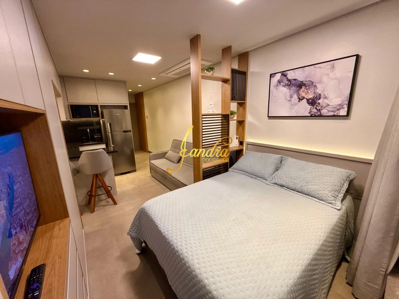 Apartamento LOFT mobiliado e decorado: 7ª foto da galeria de imagens do imóvel