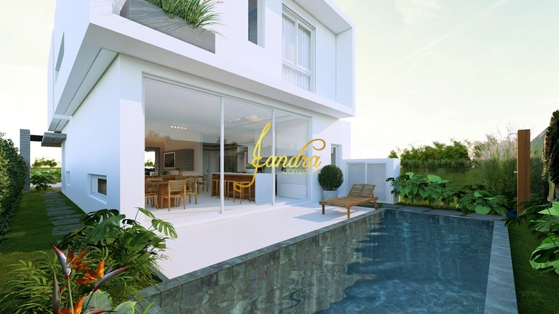 Sobrado com 04 suítes, com piscina em concreto: 3ª foto da galeria de imagens do imóvel