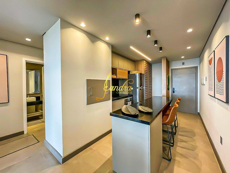 Apartamento de frente mobiliado: 20ª foto da galeria de imagens do imóvel