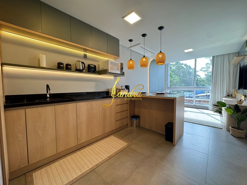 Apartamento de 1dormitório de frente com box Mobiliado e decorado: 3ª foto da galeria de imagens do imóvel