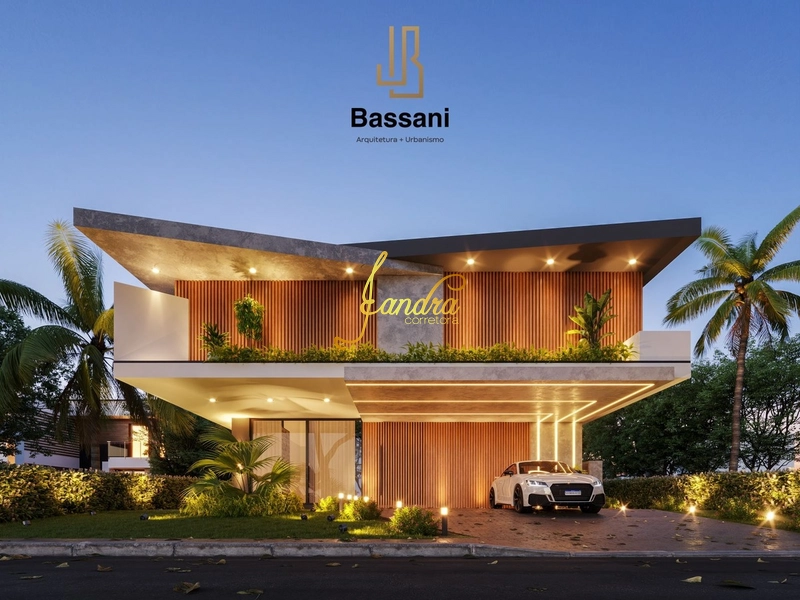 Sobrado em obra com 391m2 no condomínio Sense Beira lago: 3ª foto da galeria de imagens do imóvel