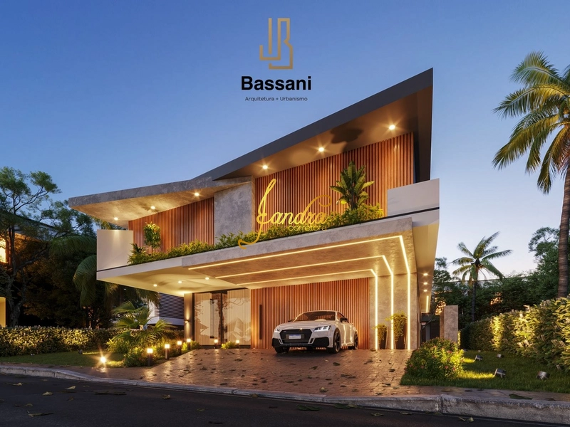 Sobrado em obra com 391m2 no condomínio Sense Beira lago: 2ª foto da galeria de imagens do imóvel