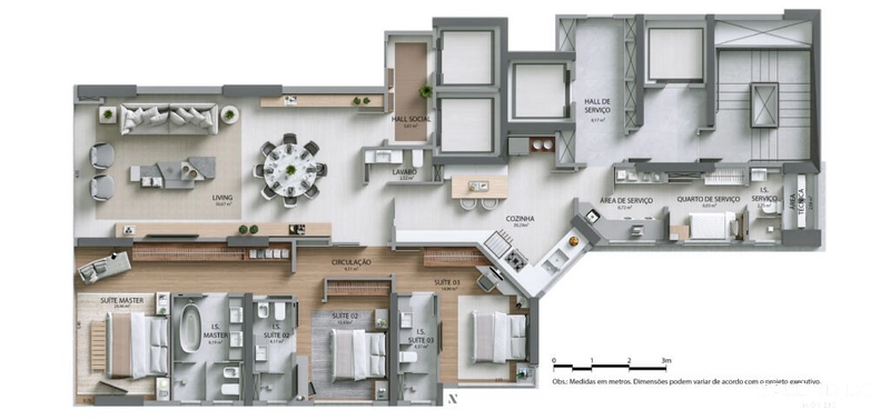 Apartamento no Edifício Fischer Dreams em Balneário Camboriú: 17ª foto da galeria de imagens do imóvel