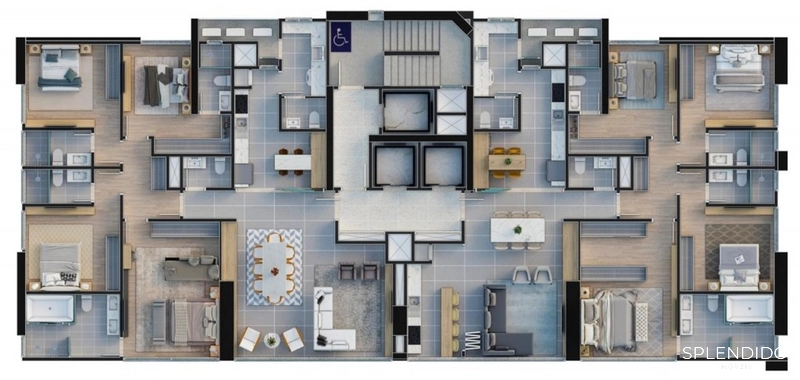 Apartamento com 4 Suítes em Balneário Camboriú - Edifício 135 Jardins: 21ª foto da galeria de imagens do imóvel