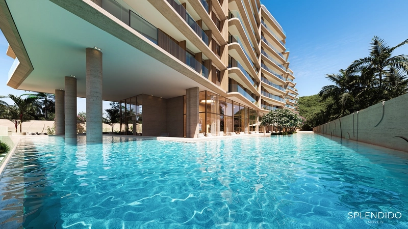Apartamento Garden Frente Mar no Scenarium na Praia Brava: 3ª foto da galeria de imagens do imóvel