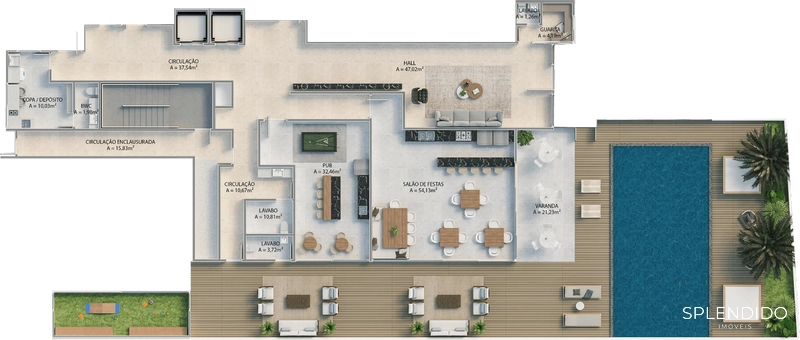 Apartamento no Edifício Tirreno Residenziale na Praia Brava: 17ª foto da galeria de imagens do imóvel