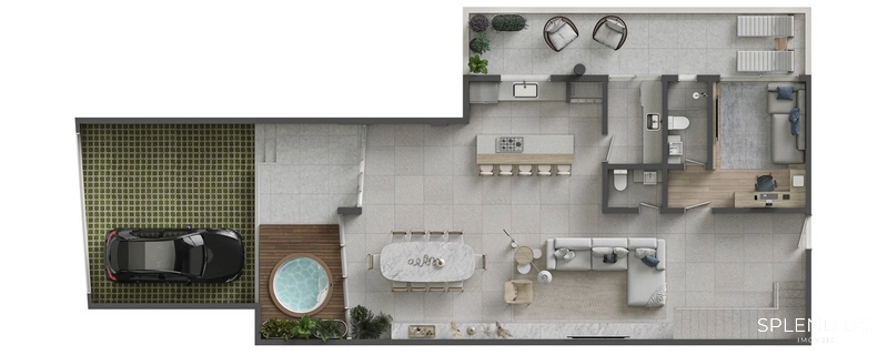 Apartamento Garden no Edifício Sense na Praia Brava: 9ª foto da galeria de imagens do imóvel