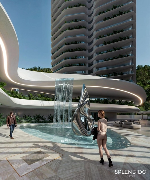 Apartamento no Edifício Atmosphere Home Spa na Praia Brava: 2ª foto da galeria de imagens do imóvel