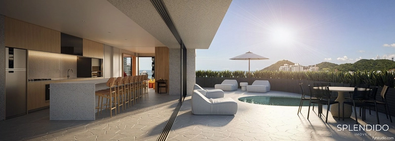 Apartamento no Edifício Aria na Praia Brava: 5ª foto da galeria de imagens do imóvel