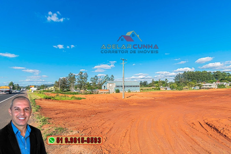 Terreno Comercial / Industrial de Frente para RS 239 em Araricá.: 3ª foto da galeria de imagens do imóvel
