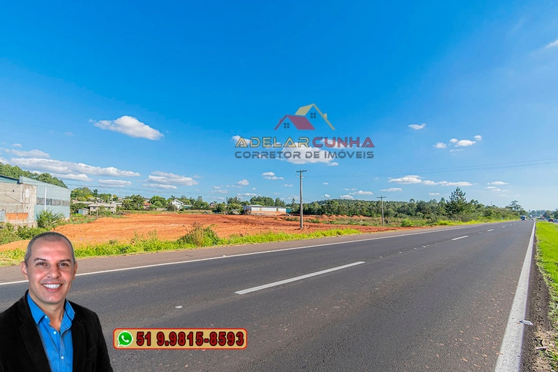 Terreno Comercial / Industrial de Frente para RS 239 em Araricá.: 1ª foto da galeria de imagens do imóvel