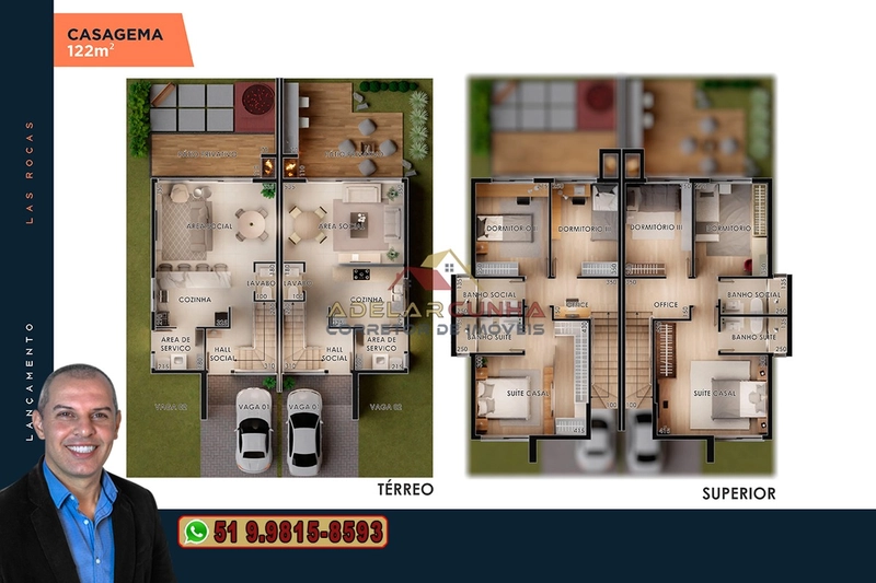 Casas a Venda com Plantas de 3 e 4 Dormitórios sendo 1 ou 2 Suítes: 37ª foto da galeria de imagens do imóvel