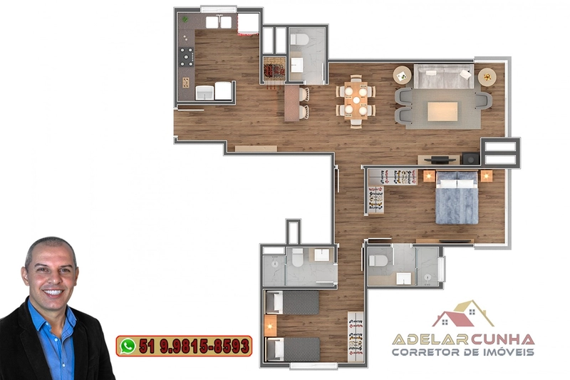 Apartamento à venda em Gramado com 2 dormitórios sendo 1 Suíte: 16ª foto da galeria de imagens do imóvel