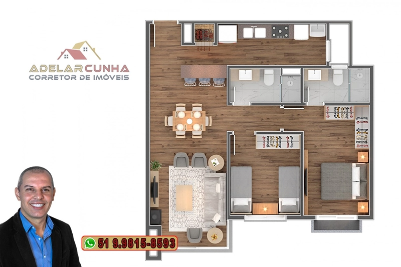 Apartamento à venda em Gramado com 2 dormitórios sendo 1 Suíte: 14ª foto da galeria de imagens do imóvel
