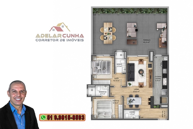 Apartamento à venda em Gramado com 2 dormitórios sendo 1 Suíte: 24ª foto da galeria de imagens do imóvel