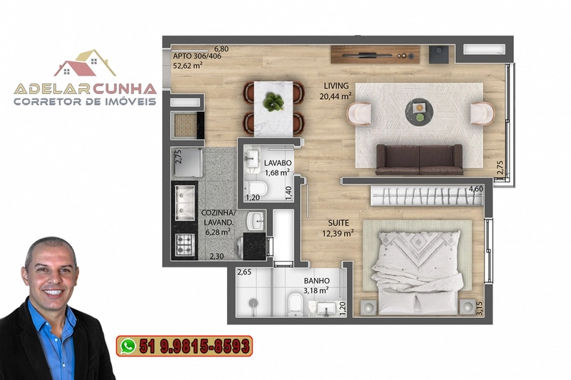 Apartamento à venda em Gramado com 2 dormitórios sendo 1 Suíte: 17ª foto da galeria de imagens do imóvel