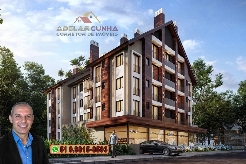 Apartamento à venda em Gramado com 2 dormitórios sendo 1 Suíte: 1ª foto da galeria de imagens do imóvel