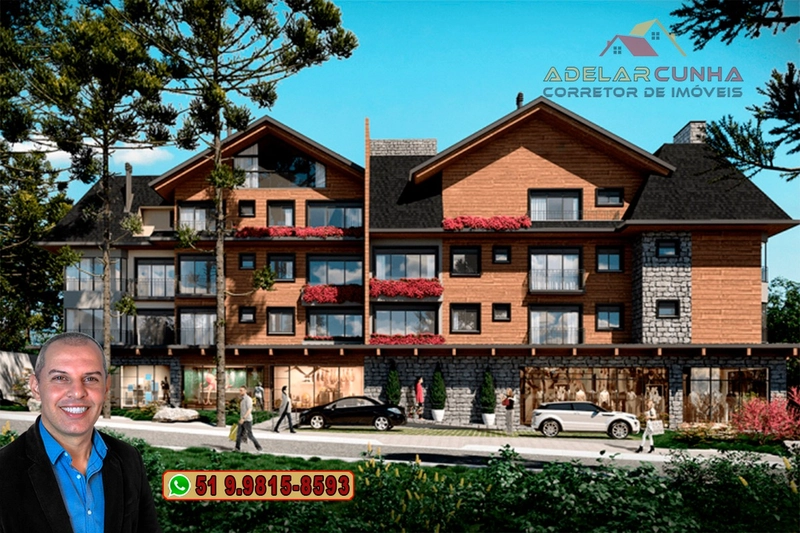 Apartamento à venda em Gramado com 2 Suítes: 3ª foto da galeria de imagens do imóvel