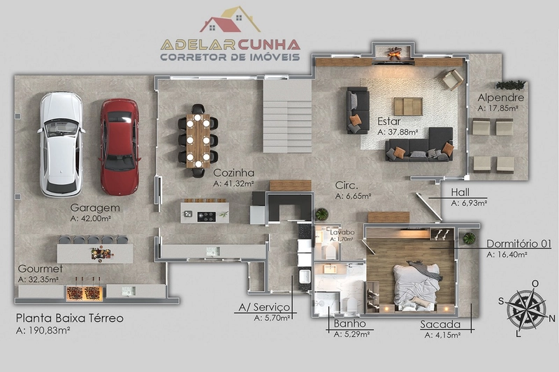 Casa com 4 Suítes à VENDA no Condomínio Reserva da Serra em Canela: 20ª foto da galeria de imagens do imóvel