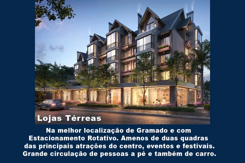 Lojas Comerciais à VENDA no Centro de Gramado – RS: 1ª foto da galeria de imagens do imóvel