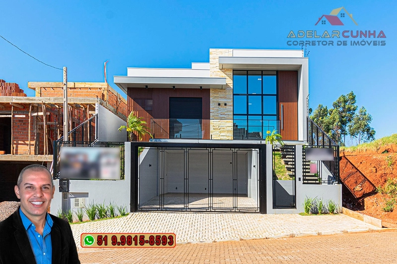 Casa à Venda em Estância Velha com 3 dormitórios sendo 2 Suítes: 1ª foto da galeria de imagens do imóvel