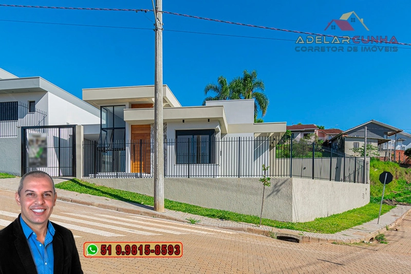 Casa de Esquina com 3 dormitórios sendo 1 Suíte à VENDA em Campo Bom: 1ª foto da galeria de imagens do imóvel
