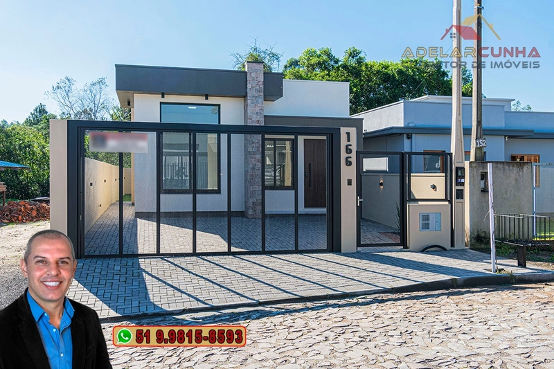 Casa com 3 dormitórios sendo 1 suíte à VENDA em Sapiranga: 1ª foto da galeria de imagens do imóvel