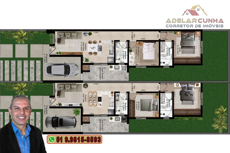 Casa com 2 dormitórios sendo 1 Suíte à VENDA em Campo Bom: 36ª foto da galeria de imagens do imóvel