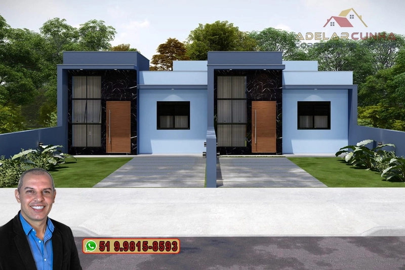 Casa com 2 dormitórios à VENDA em Araricá: 1ª foto da galeria de imagens do imóvel