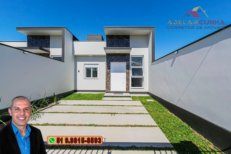 Casa com 2 dormitórios à VENDA em Araricá - RS: 1ª foto da galeria de imagens do imóvel
