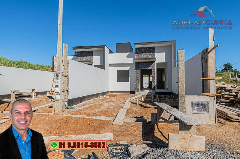 Casa com 2 dormitórios à VENDA em Araricá - RS: 1ª foto da galeria de imagens do imóvel