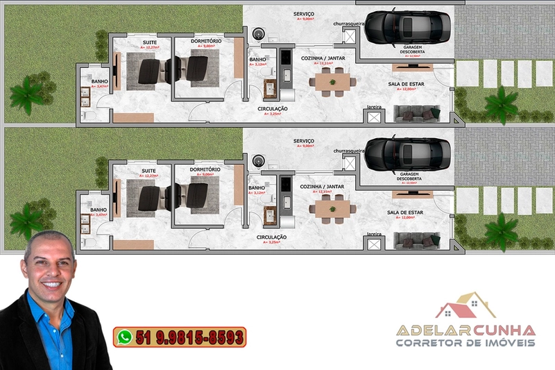 Casa com 2 dormitórios sendo 1 Suíte à VENDA em Campo Bom: 11ª foto da galeria de imagens do imóvel