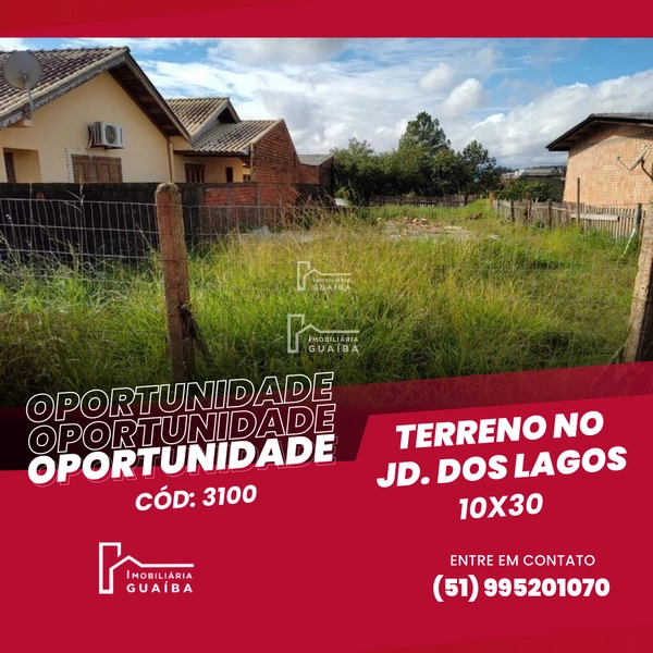 Terreno no Jardim dos Lagos