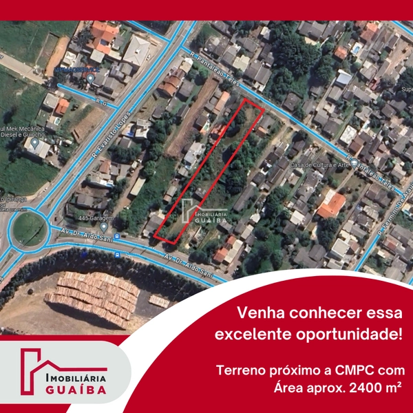 Terreno  amplo e bem localizado. Exclusividade Imobiliária Guaíba!