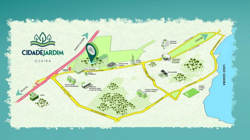 BAIRRO PLANEJADO CIDADE JARDIM GUAÍBA: 20ª foto da galeria de imagens do imóvel