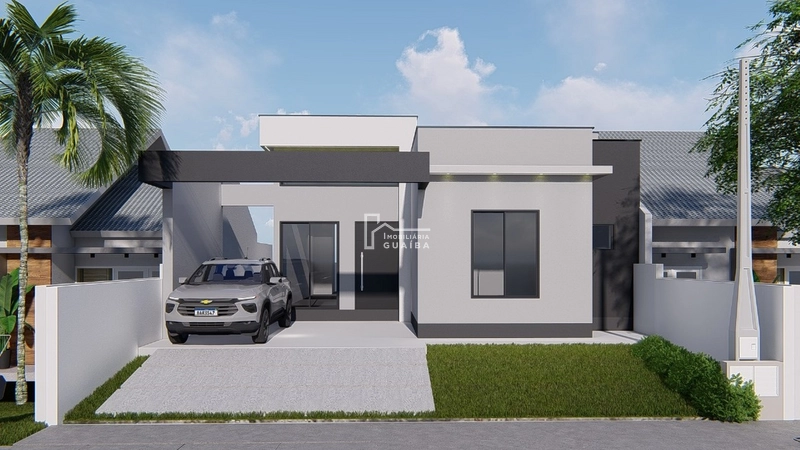 casa nova com 3 dormitórios sendo 1 suíte: 1ª foto da galeria de imagens do imóvel