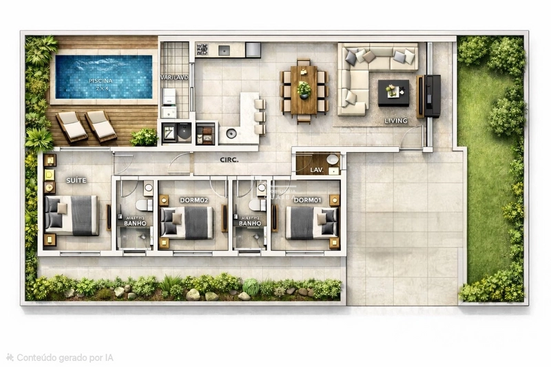 Bela casa sendo construída!: 3ª foto da galeria de imagens do imóvel