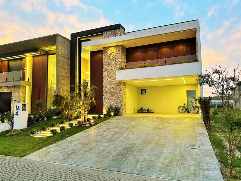 C-523 - NO REMANSO - NO COND. SUNSET - 4 SUÍTES, 10q do mar: 1ª foto da galeria de imagens do imóvel