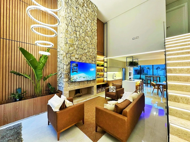 C-523 - NO REMANSO - NO COND. SUNSET - 4 SUÍTES, 10q do mar: 4ª foto da galeria de imagens do imóvel