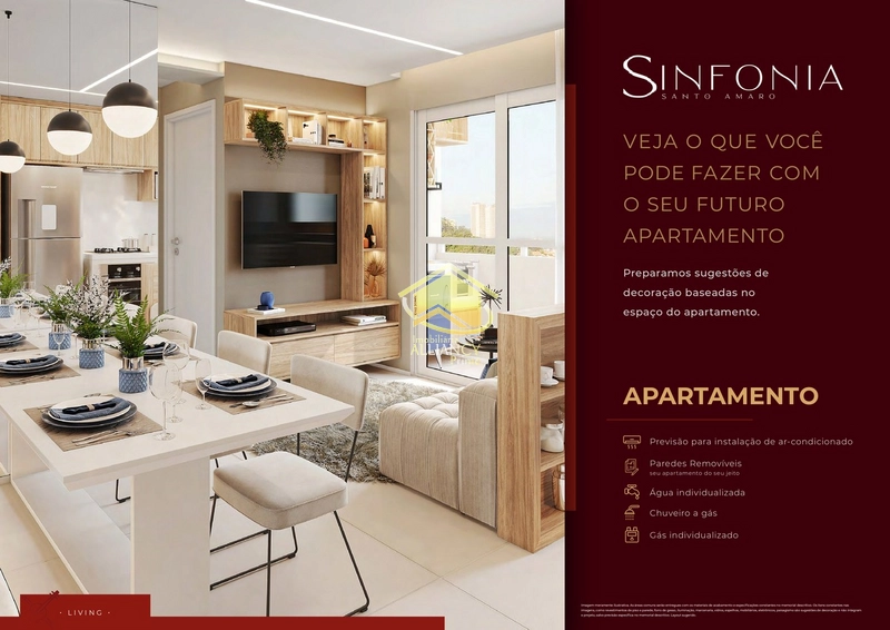SINFONIA EMCCAMP | Apartamentos de 2 dormitórios em Santo Amaro | McMv: 16ª foto da galeria de imagens do imóvel
