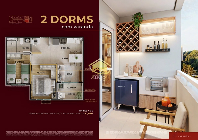 SINFONIA EMCCAMP | Apartamentos de 2 dormitórios em Santo Amaro | McMv: 19ª foto da galeria de imagens do imóvel