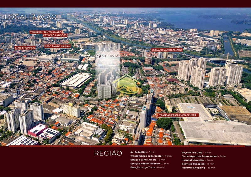 SINFONIA EMCCAMP | Apartamentos de 2 dormitórios em Santo Amaro | McMv: 3ª foto da galeria de imagens do imóvel
