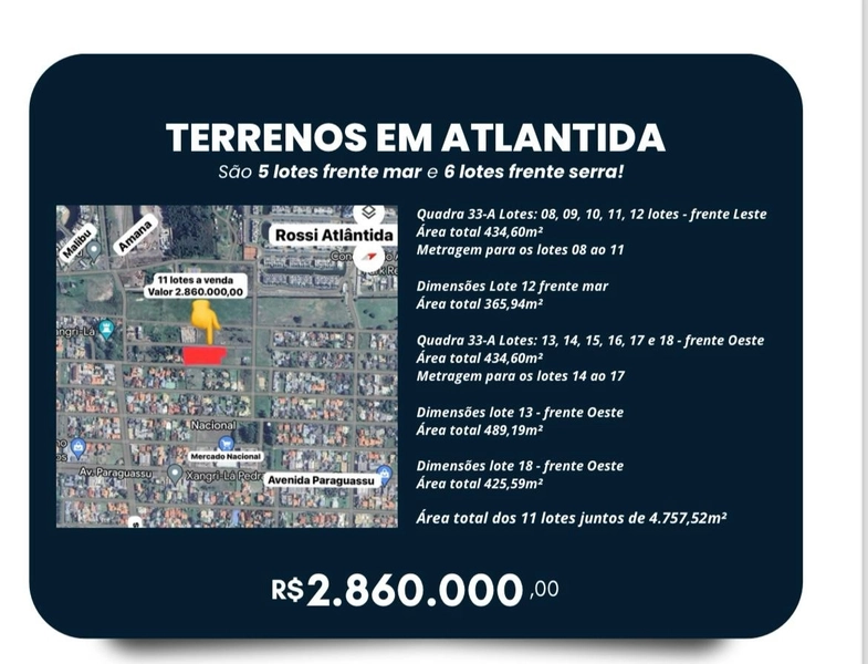 Atenção Investidor - Área Pronta Para Construção!: 2ª foto da galeria de imagens do imóvel