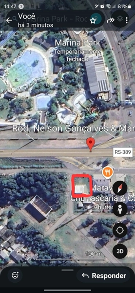 LOJÃO NA ESTRADA DO MAR COM DOIS TERRENOS NA FRENTE DO MARINA PARK: 3ª foto da galeria de imagens do imóvel