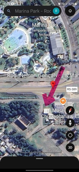 LOJÃO NA ESTRADA DO MAR COM DOIS TERRENOS NA FRENTE DO MARINA PARK: 4ª foto da galeria de imagens do imóvel