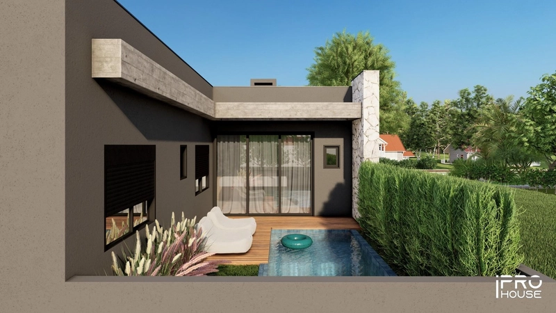 Casa com padrão único de 3 dormitórios e piscina a 100m do mar!!: 3ª foto da galeria de imagens do imóvel