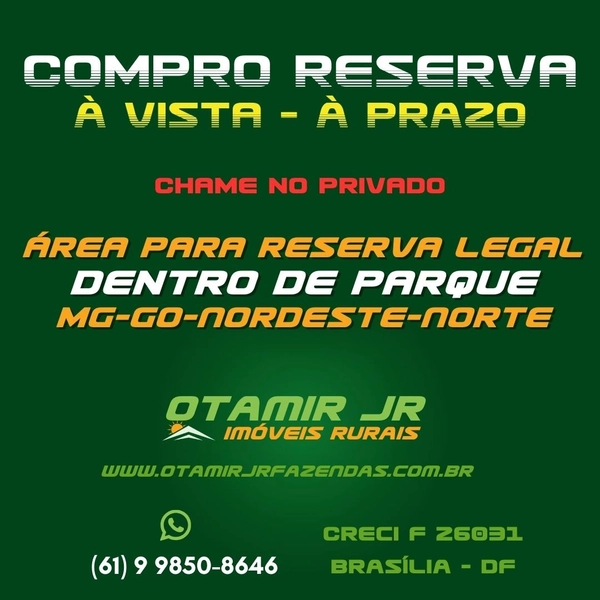Compro/Vendo áreas para Reserva Legal.: 1ª foto da galeria de imagens do imóvel